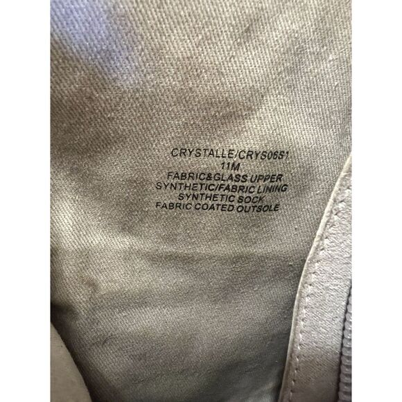 Steve Madden Stiletto Crystalle Rhinestone Silver Ankle Boots Womens 11 Stunning - Picture 10 of 14